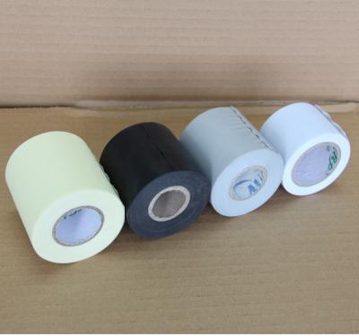 China Home HVAC Parts Glueless PVC Black Tape For Air Conditioner for sale