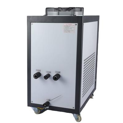 China Hotels 3HP Air Cooler Machine Refrigerators Water Cooled Industrial Refrigerator Machine Water Cooled Refrigerator For Plastic Machinery for sale