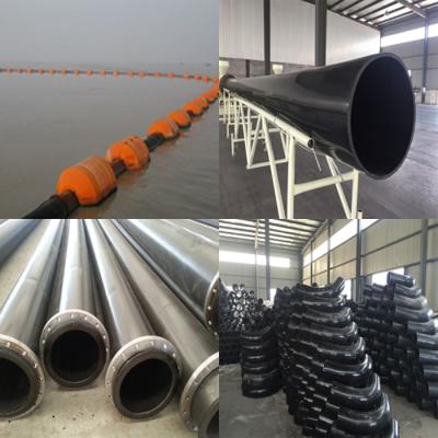 China High Wear-Resisting PN6-PN25 UHMWPE Mud Pipe For Dredging for sale