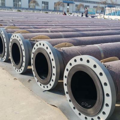 China Low friction waste uhmwpe composite pipeline for highly abrasive pulp conveying for sale