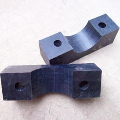 China uhmw wear resistant wear resistant pe plastic pipe support block for sale