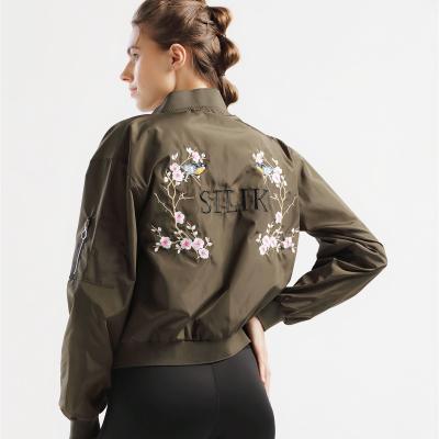 China Hot Selling Breathable Stock Fashion Sports Jacket Women Women Jacket Active Fitness for sale