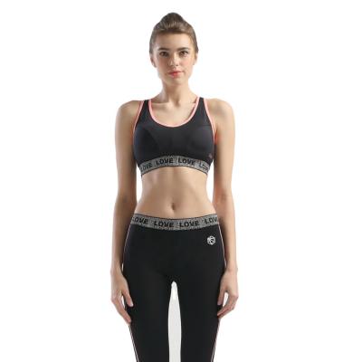 China Factory Wholesale Custom Women's Sport Suit Breathable Sports Bra And Leggings Fitness Yoga Wear Set for sale