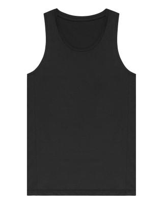 China Factory wholesale custom made black cotton vest men's summer breathable sleeveless sports vest for sale