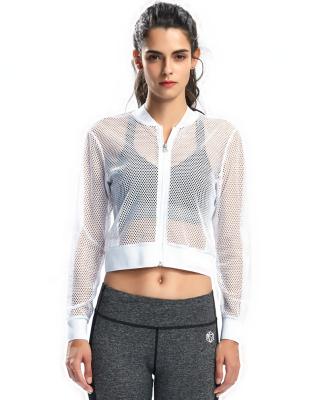 China Hot Selling Breathable Women Sport Active Wear And Gym Fitness Shirt With Long Sleeves for sale