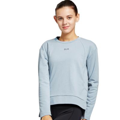 China ACTIVE STRETCH Factory Sells Custom Wholesale Women Crewneck Sweatshirt Pullover Plain Solid Color Women Sweatshirt for sale