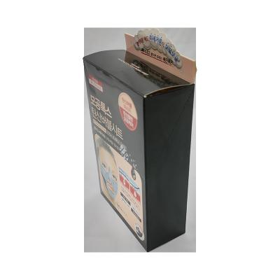 China Recyclable Printing CMYK Cosmetic Packaging Boxes 350gsm Paper Box For 10 Pack Face Mask for sale