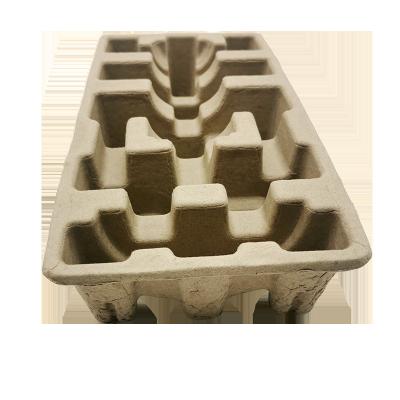 China High Quality Child Safe Eco Friendly Dry Press Tray Molded Pulp Paper Packaging Protector for sale