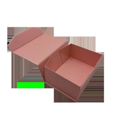 China Handmade Porcelain Customized Large Bright Paper Packaging Flip Foldable Paper Gift Box For Jewelry for sale