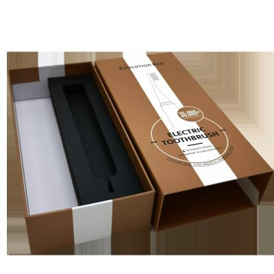 China CMYK Offset Printing Recyclable Toothbrush Packing Boxes With Sleeves For Cosmetics 12cm EVA Tray ISO14000 for sale