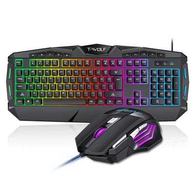 China Waterproof Mechanical Keyboard and Mouse Kit Gaming Hand Multimedia Keyboard Mice Combo Expand Ergonomic Panel Supports for sale