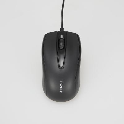 China 3D factory promotion cheap business office mouse directly wired mouse accessories computer in stock for sale