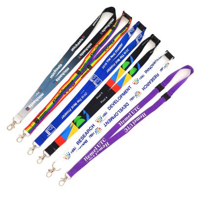 China Custom Made Degradable Fast Delivery Polyester Lanyard With Logo Custom For Any LOGO for sale