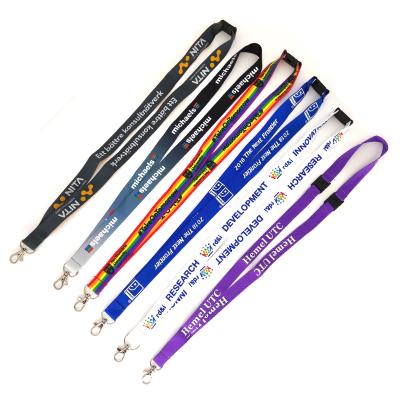 China Degradable Factory Directly Individually Wrap Polyester Custom Lanyard With Custom Logo For Hilking for sale