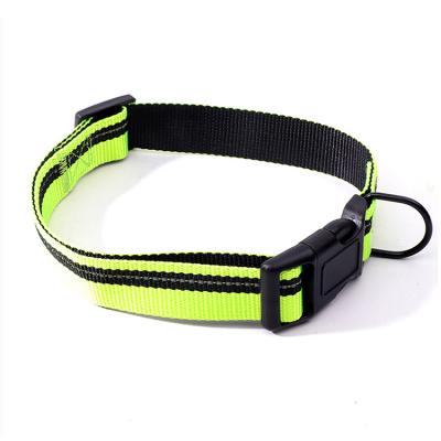 China Factory Directly Reflective Pet Tactical Collar For Dog Collar Metal Buckle For Hot Sale for sale