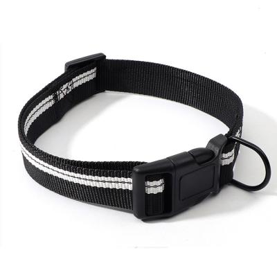 China Reflective Wholesale Cuban Link Pet Collar For Dog Collar Metal Buckle For Western Market for sale