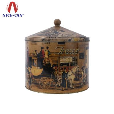 China Fashion Accessories Fashion Embossed Carousel Tin Box for sale