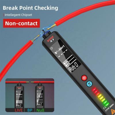 China LED Indication ROI TONY 100-250V Tester Screwdriver Test Pencil Detector Pen Voltage Detector Audible Test 6CB02 for sale