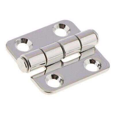 China 316 Stainless Steel Marine Duty Stainless Steel Boat Marine Hardware Butt Hinges Heavy 1.5 Inch Door Hinge for sale