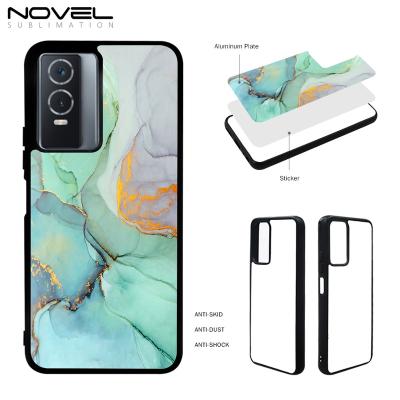 China 2D Custom Blank Case Anti-skid Shockproof Tpu Sublimation Phone Shell For Vivo Y76S 5G for sale