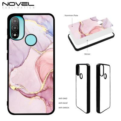 China Diy 2D Pattern TPU Shockproof Sublimation Blank Phone Cases Cover For Moto E20 for sale