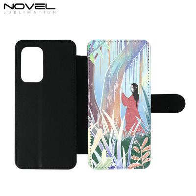 China Diy Shockproof White Flip Cover PU Sublimation Phone Wallet Leather Case For Samsung A53 5G for sale