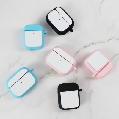 China Custom 2d eco-friendly blank silicone sublimation earphone case holder for Airpod for Airpods pro for sale