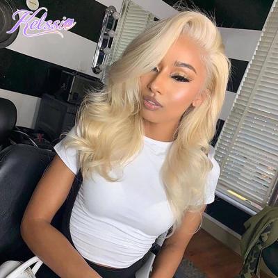 China Cheap Russian Blonde 360 ​​Wave 9a 10a 11a 12a 613 Full Silky Straight , 613 Body Wave Water Cuticle Aligned Virgin Hair for sale