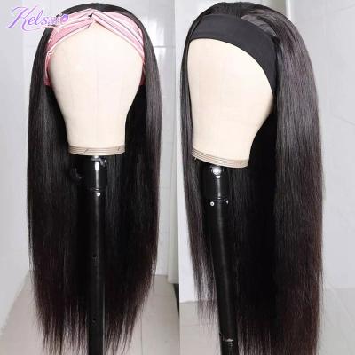 China Silky Straight Wave Hair Factory Headband Edge Braid Hair Wig,Bob Wig Straight Virgin Human Headband Hair,Wholesale Long Hair 40inch Lace Wig for sale