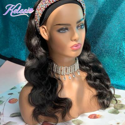 China Wholesale Cheap Silky Straight Wave Headband Wig Hair For Black Women,Remy Human Hair Headband Wig,Curly Headband Hair Wig for sale