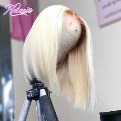 China Wholesale 613 Silky Straight Wave Hd Cheap Bob 5*5 Lace Closure Wig, Real Hd Cheap Bob Human Hair Wig Transparent, 613 Hd Straight Lace Wig for sale