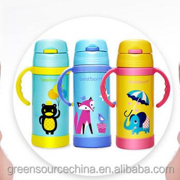 China Healty Bottle Cartoon Design Heat Transfer Printing Film For Baby Water Bottles Cups for sale