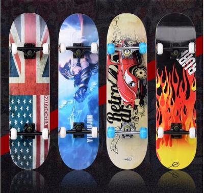 China Best Commercial Wooden Skateboard Heat Transfer Film Printing For Skateboard Kids Toys for sale