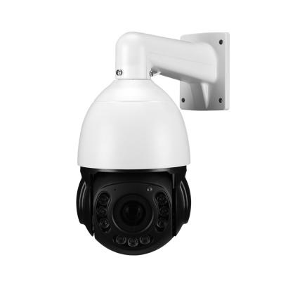 China New 6 Inch 30X ZOOM 4K 8MP POE Ptz Camera IP Built-in Siren, 4k Camera with Built in Microphone 200M Night Vision CCTV H.265 XMeye Camera for sale