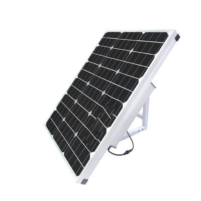 China New industrial model 100W monocrystalline silicon lithium battery 60AH solar power system for CCTV WIFI, 4G sim card IP camera for sale