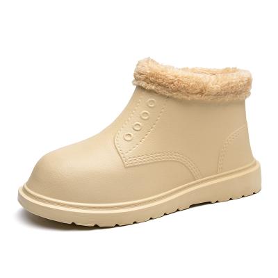 China Fashion trend cotton slipper winter outdoor men furry heat thick-soled raincoat with heel slipper for sale