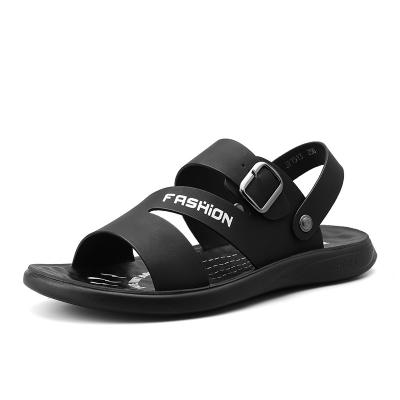 China Anti-odor Summer Beach Men Rubber Sandals Walking Slip On Sandals for sale