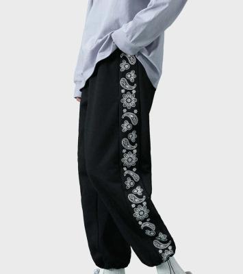 China 2021 New Arrived Fashion Cashew Anti-wrinkle Custom Print Men's Sports Trouser Pants Men's Casual Pants for sale