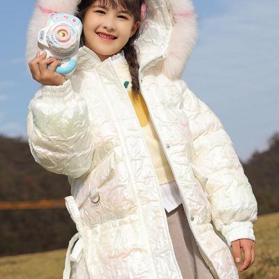 China Customized Windproof Duck Down Parkas Coat Colorful Kids Coat Girl Children's Winter Down Jackets for sale