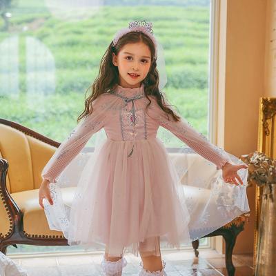 China 2021 Breathable Spring Autumn New Cute Soft Princess Children Dress Long Sleeve Girl Dress for sale