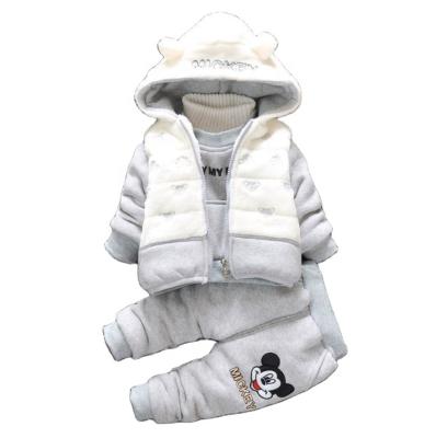 China 2021 New Simple Cute Casual Girl's Children's Clothing Suit 2 Pieces Winter Clothing for sale