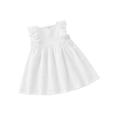 China Summer Popular Fashion Sleeveless Baby Dress Breathable Baby Dress for sale