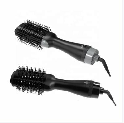 China Hot Air Comb Straight Hair Dryer Straight Hair Comb Ionic Rotating Curling Iron Brush for sale