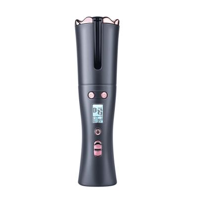 China plastic magic rechargeable radio automatic hair curler, automatic cordless hair curler for sale