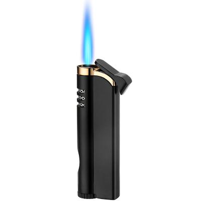 China Manufacturer Wholesale WF002 Refill Flame Reactors Luxurious Liquid Cheap Candle Cigar Lighter Metal Smoke Gas Maker for sale