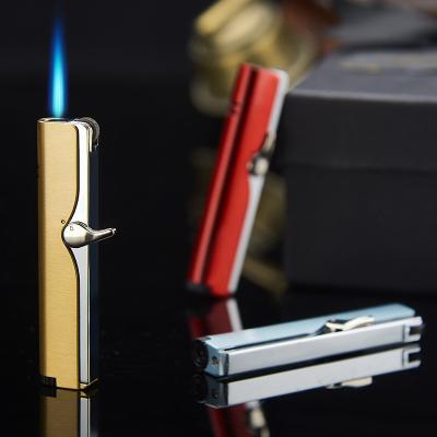 China Hot Selling Refillable Windphoof Reactors Flame Gas Lighters Promotion Cigar Lighter for sale