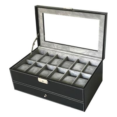 China Storage/Display Luxury High Quality Custom Leather Wooden /Gift/Packaging Watch Box Packaging for sale