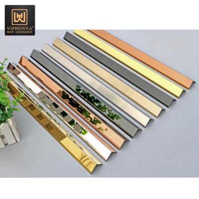 China Foshan Industrial High Quality Decorative Stainless Steel Profiles For Flooring for sale