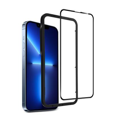 China Mobile Phone 3D Resin Edge Tempered Glass Screen Protector for iPhone 13 mini/13/13 pro Max/13 pro Max/12 series/11 series for sale