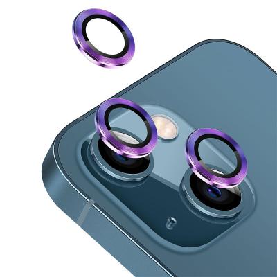 China Anti-scratch Rad Multi Colors Gloria Glass Camera Lens Protector For iPhone 12 12 pro 13 13 pro max max with package for sale